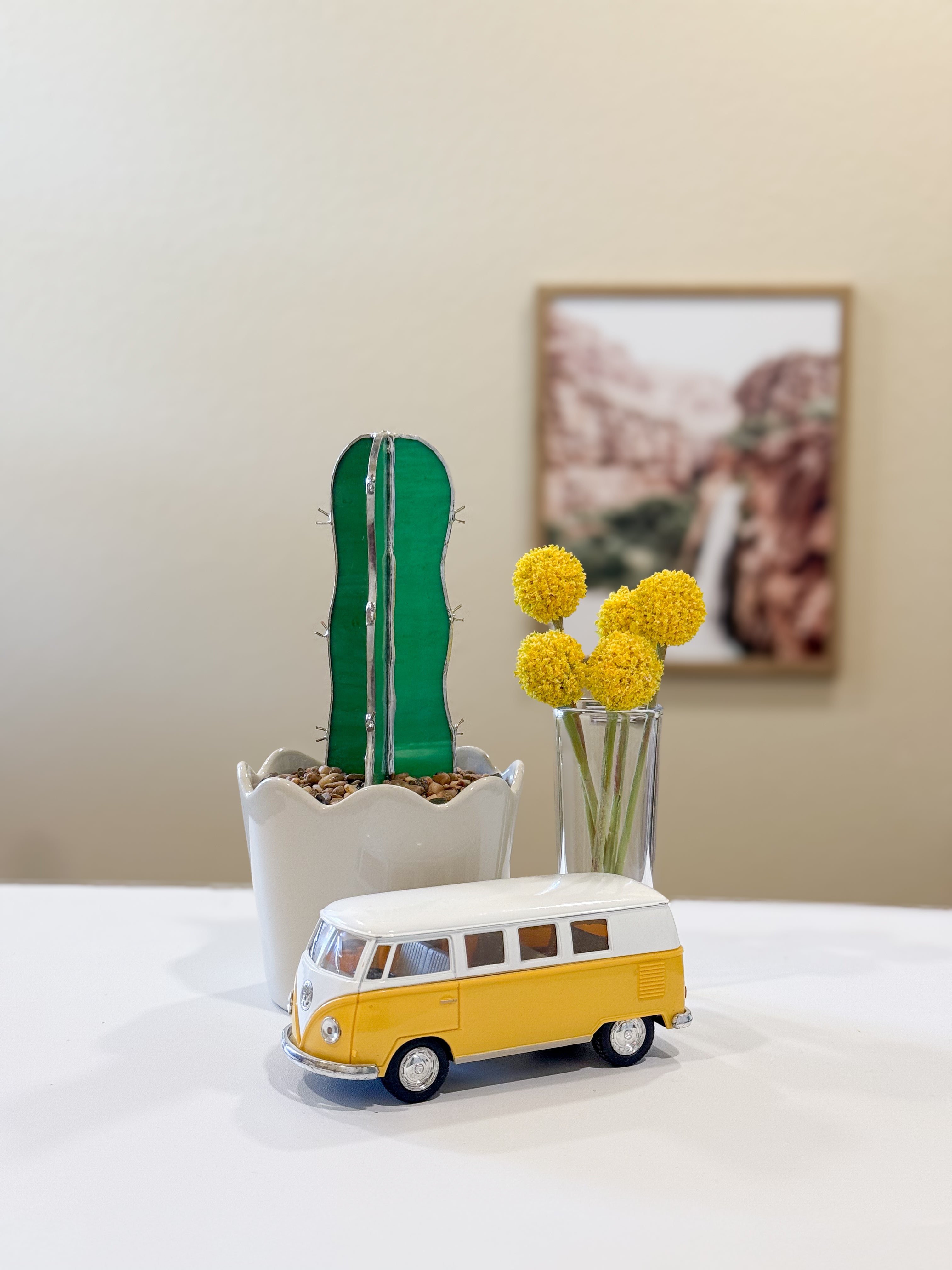 3D Stained Glass Sentia Cactus