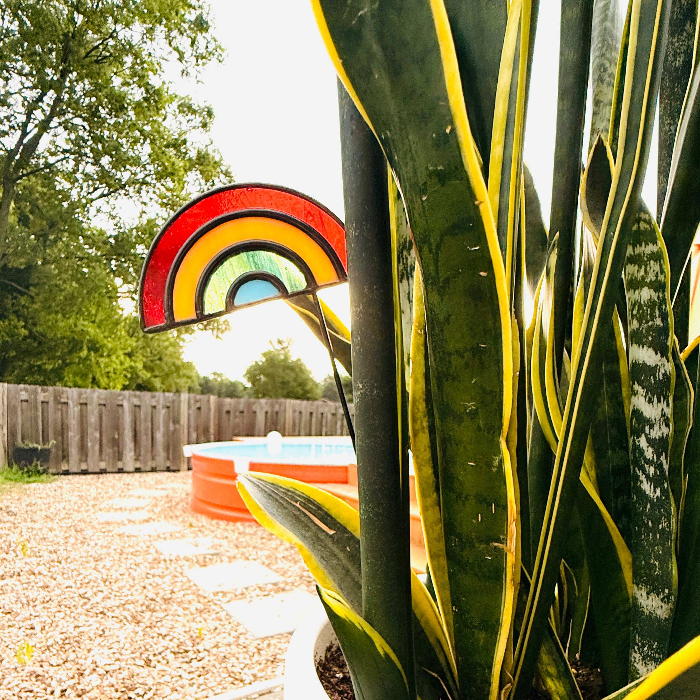 Rainbow Plant Stake